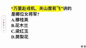 揭秘诗句中的女将军，万里赴戎机，关山度若飞指的是谁？