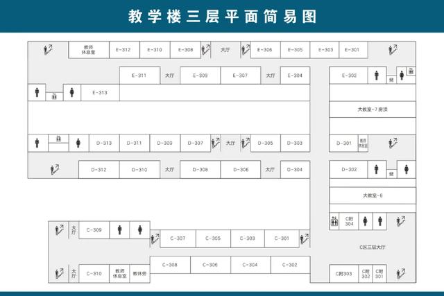 考场入口和座位